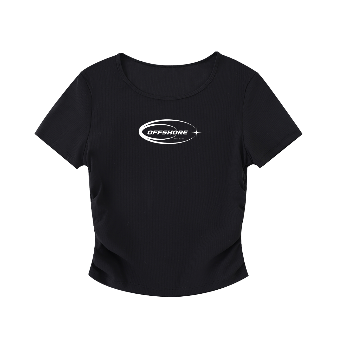 Ruched Fitting Crop Top