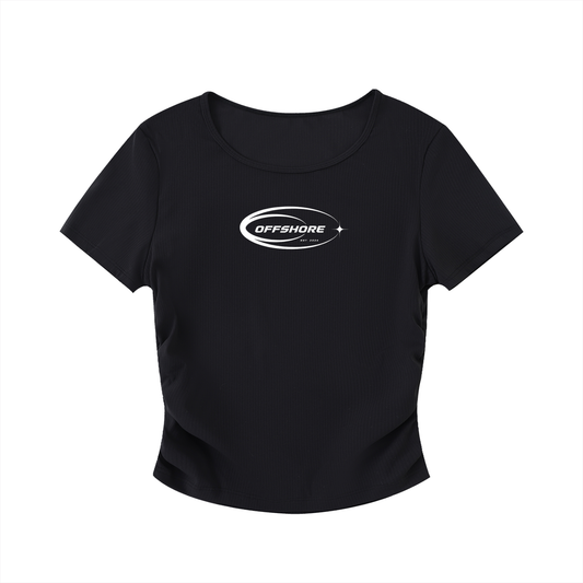 Ruched Fitting Crop Top